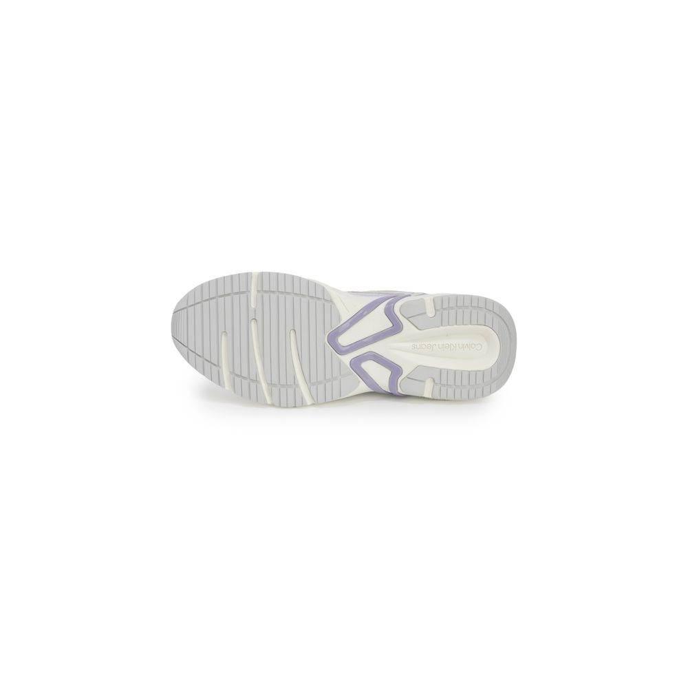 Calvin Klein Jeans Purple Leather Sneaker - Hilstor