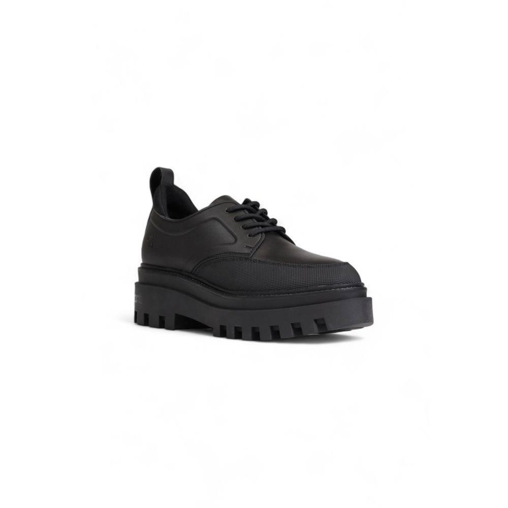 Calvin Klein Jeans Black Polyethylene Flat Shoe - Hilstor