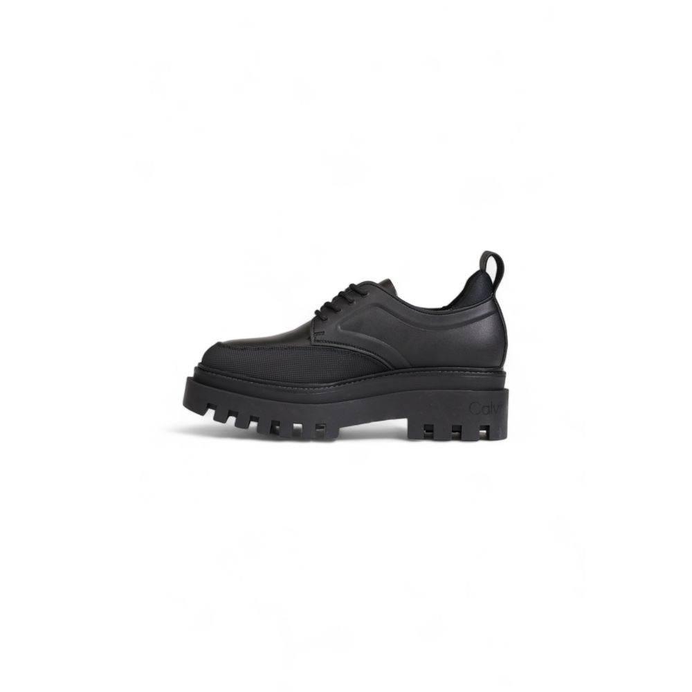 Calvin Klein Jeans Black Polyethylene Flat Shoe - Hilstor