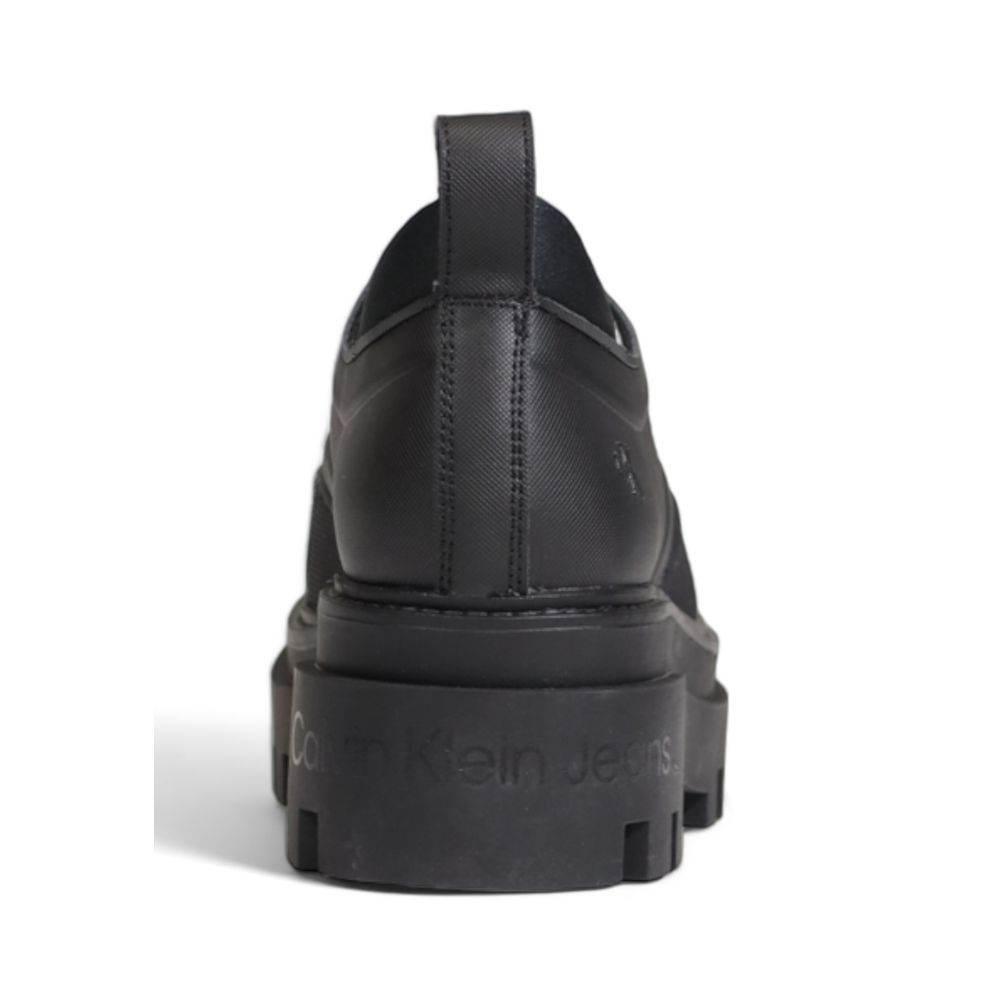 Calvin Klein Jeans Black Polyethylene Flat Shoe - Hilstor