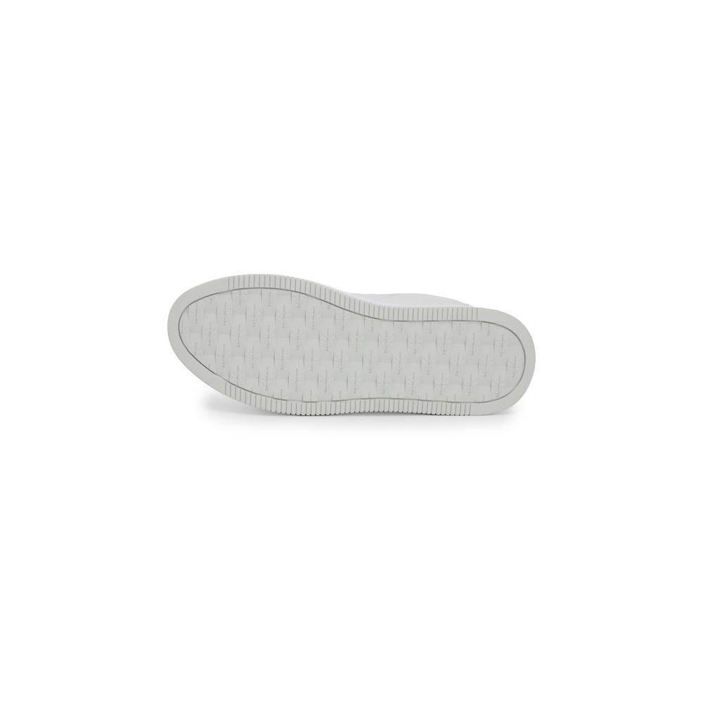 Calvin Klein Silver Leather Sneaker - Hilstor