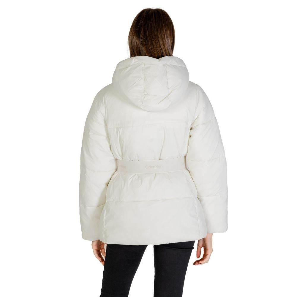 Calvin Klein Jeans Cream Nylon Jackets & Coat - Hilstor