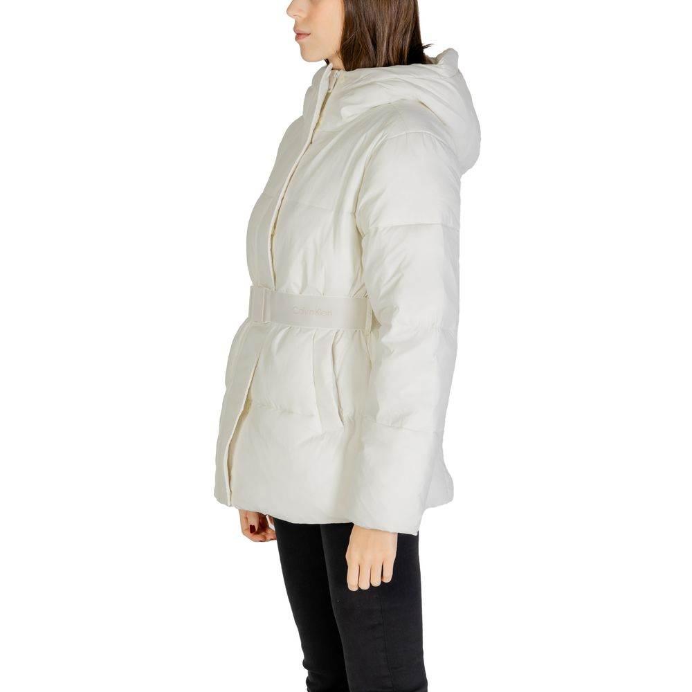 Calvin Klein Jeans Cream Nylon Jackets & Coat - Hilstor