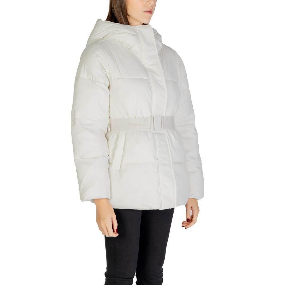 Calvin Klein Jeans Cream Nylon Jackets & Coat - Hilstor