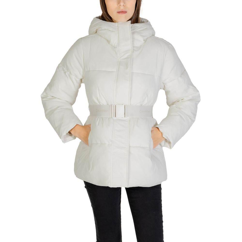 Calvin Klein Jeans Cream Nylon Jackets & Coat - Hilstor