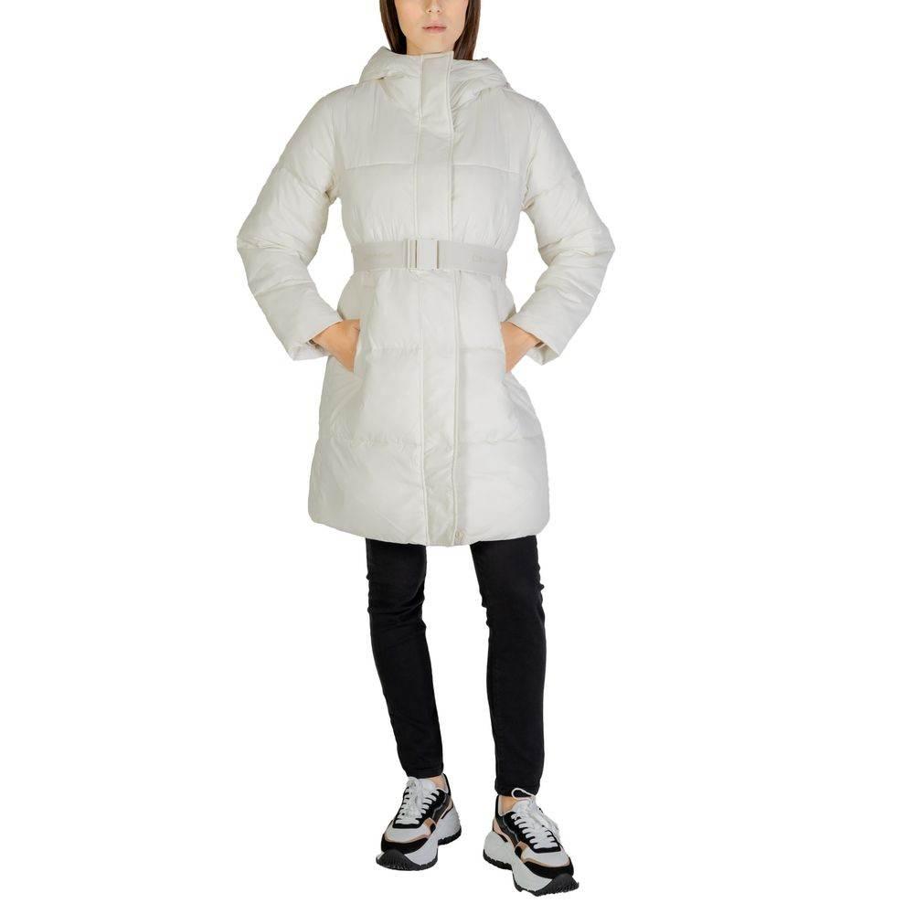 Calvin Klein Jeans Cream Nylon Jackets & Coat - Hilstor