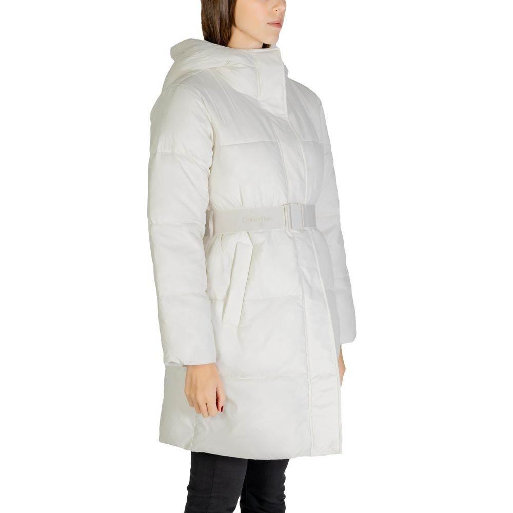 Calvin Klein Jeans Cream Nylon Jackets & Coat - Hilstor