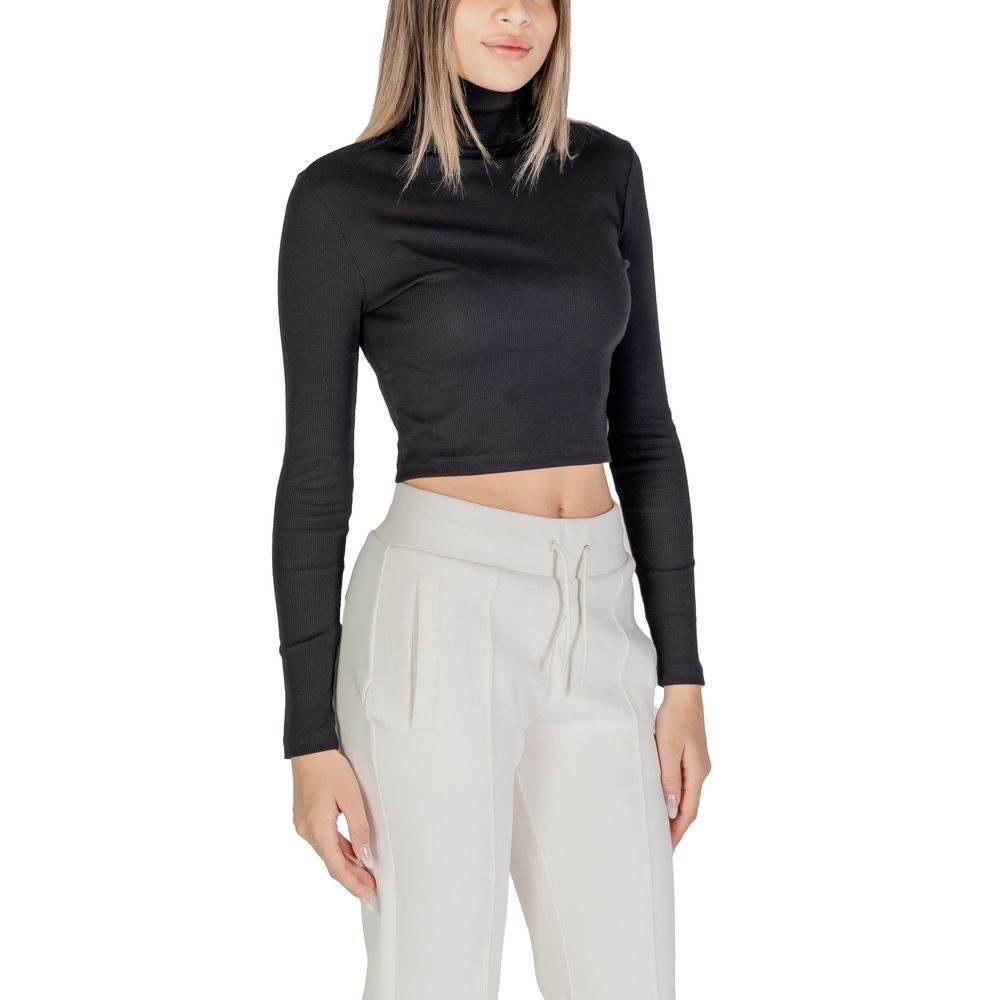 Calvin Klein Jeans Black Cotton Long Sleeve - Hilstor