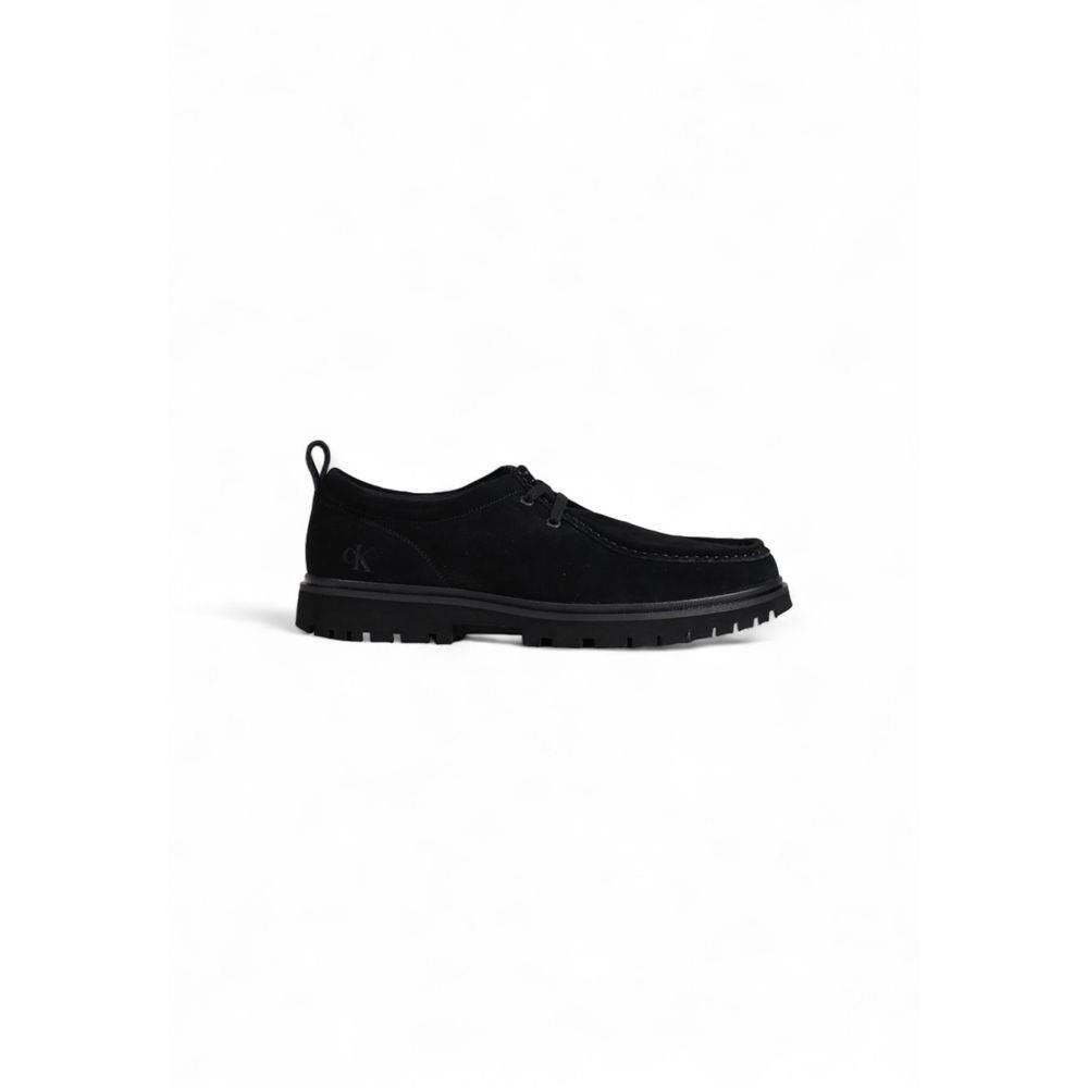 Calvin Klein Black Suede Leather Casual - Hilstor