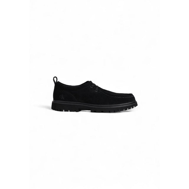 Calvin Klein Black Suede Leather Casual - Hilstor