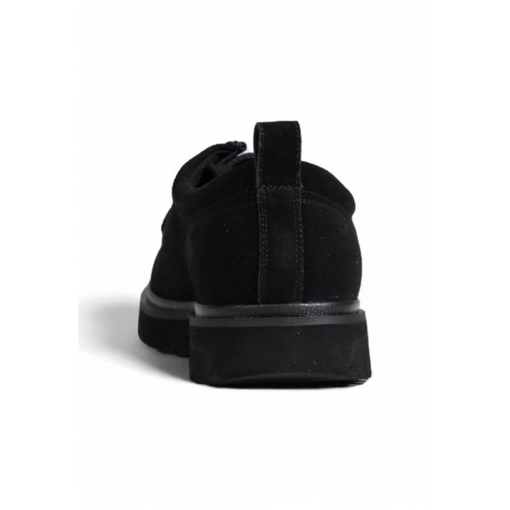 Calvin Klein Black Suede Leather Casual - Hilstor