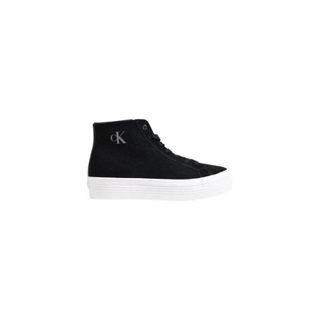 Calvin Klein Jeans Black Suede Leather Sneaker - Hilstor
