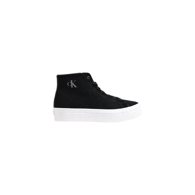 Calvin Klein Jeans Black Suede Leather Sneaker - Hilstor