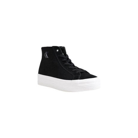 Calvin Klein Jeans Black Suede Leather Sneaker - Hilstor