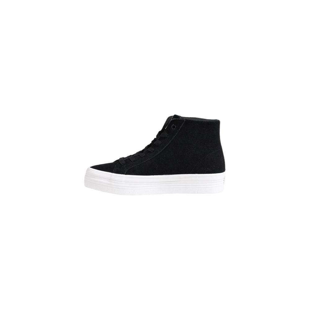 Calvin Klein Jeans Black Suede Leather Sneaker - Hilstor