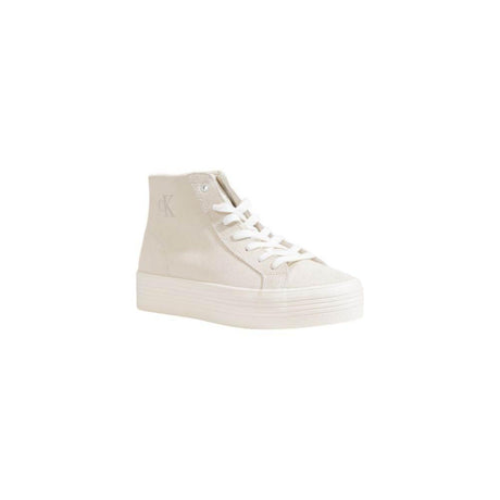Calvin Klein Jeans Beige Suede Leather Sneaker - Hilstor