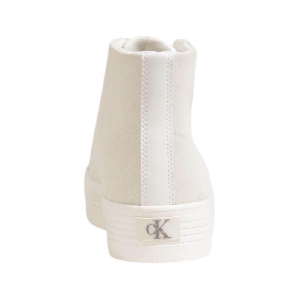 Calvin Klein Jeans Beige Suede Leather Sneaker - Hilstor