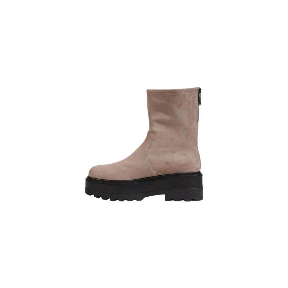 Calvin Klein Gray Recycled Polyester Boot - Hilstor