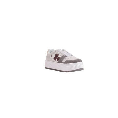 Calvin Klein Jeans Gray Leather Sneaker - Hilstor