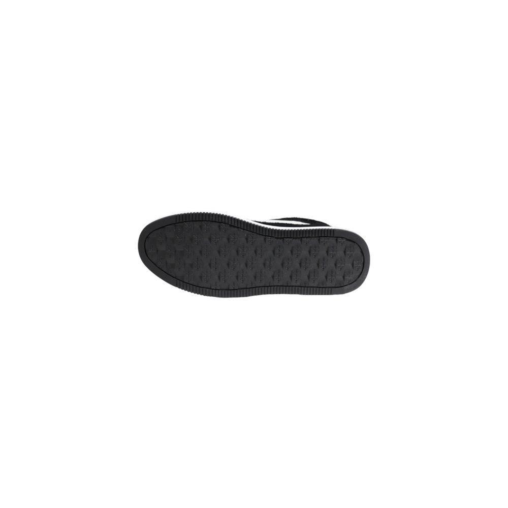 Calvin Klein Jeans Black Leather Sneaker - Hilstor