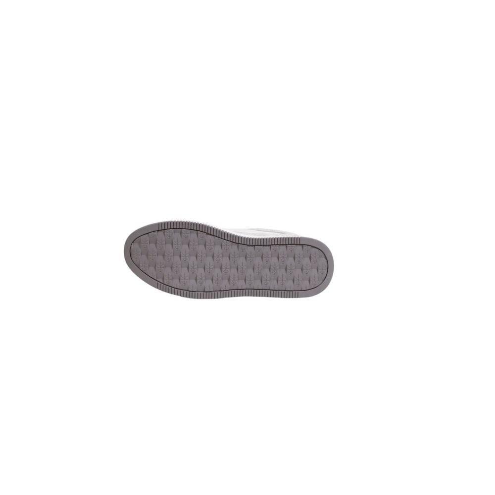 Calvin Klein Jeans Gray Leather Sneaker - Hilstor