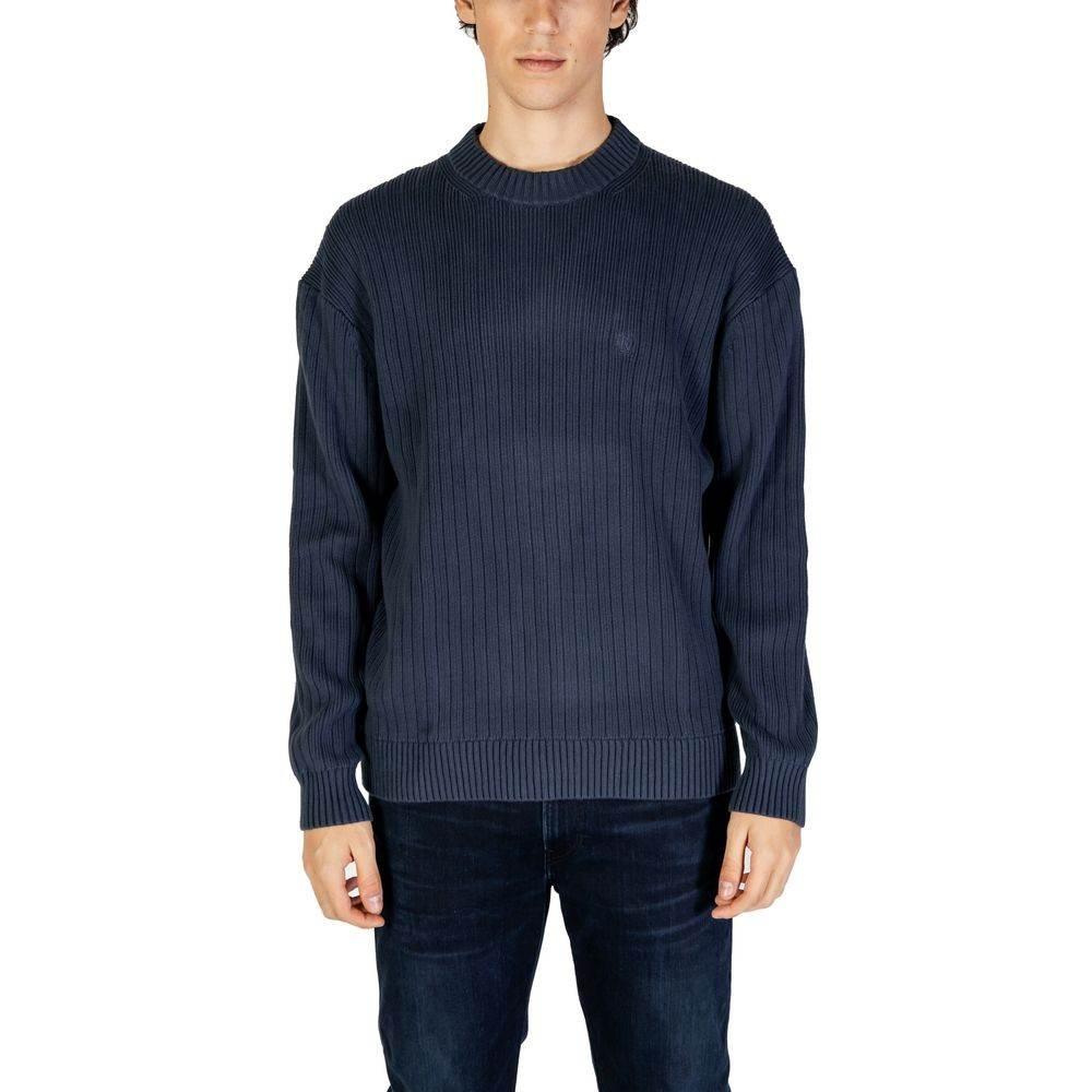 Calvin Klein Jeans Blue Cotton Sweater - Hilstor