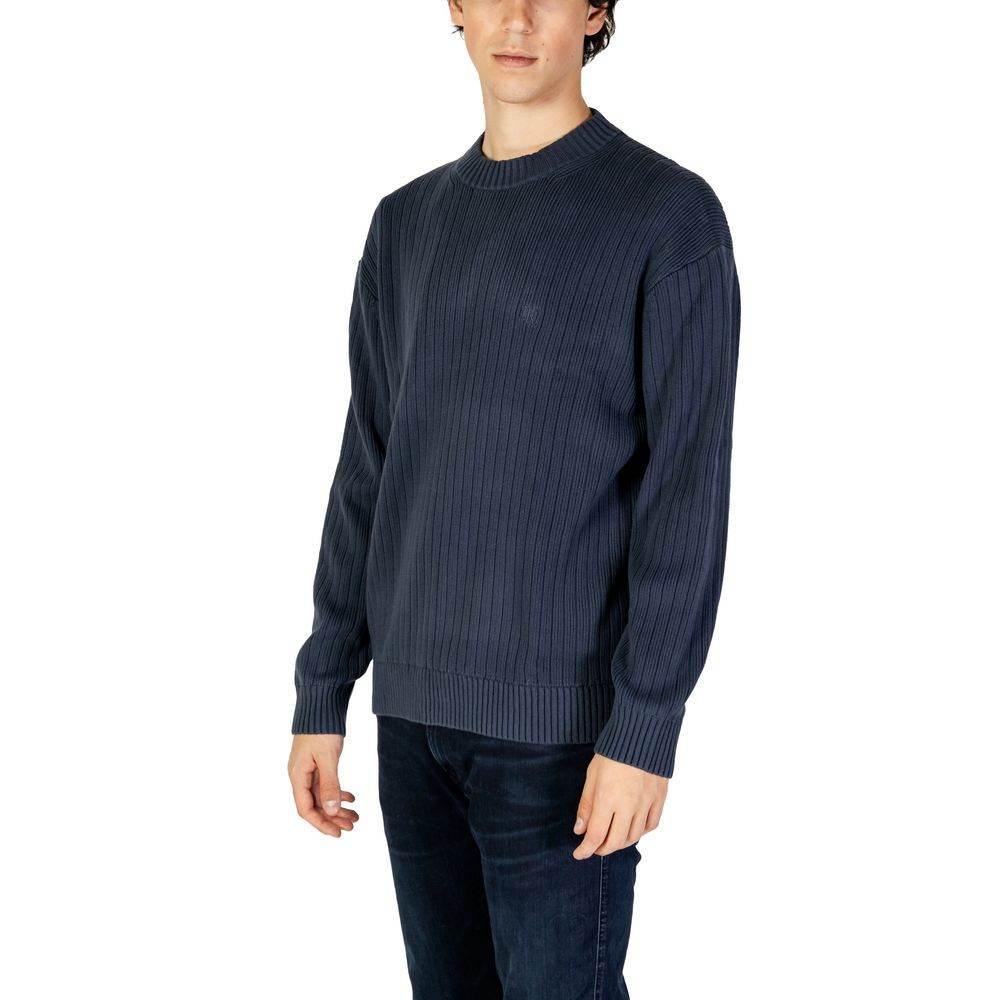 Calvin Klein Jeans Blue Cotton Sweater - Hilstor
