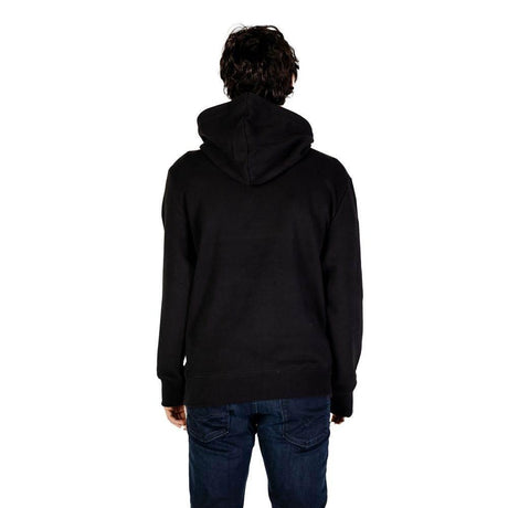 Calvin Klein Jeans Black Cotton Hoody - Hilstor