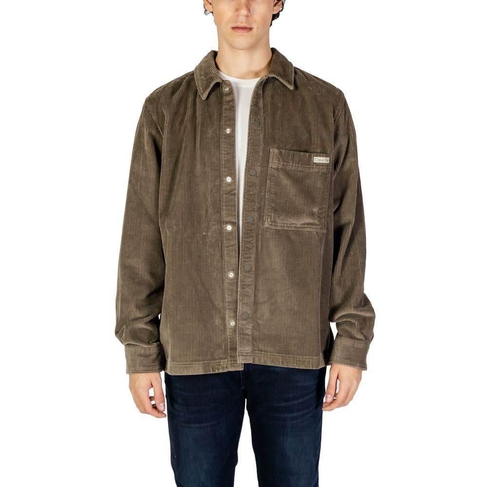 Calvin Klein Jeans Beige Cotton Shirt - Hilstor
