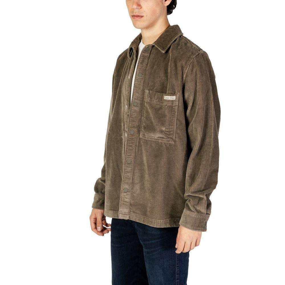 Calvin Klein Jeans Beige Cotton Shirt - Hilstor