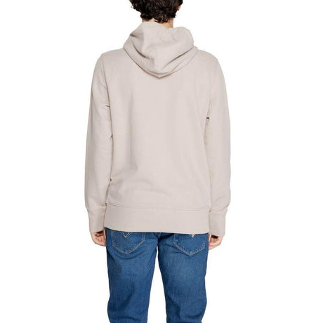 Calvin Klein Jeans Beige Recycled Cotton Hoody - Hilstor