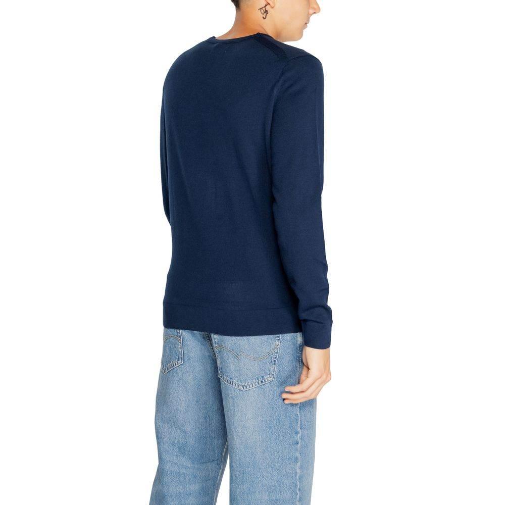Calvin Klein Blue Recycled Wool T-Shirt - Hilstor
