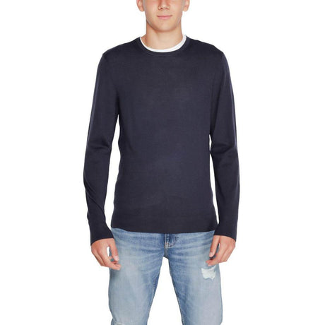 Calvin Klein Blue Recycled Wool T-Shirt - Hilstor
