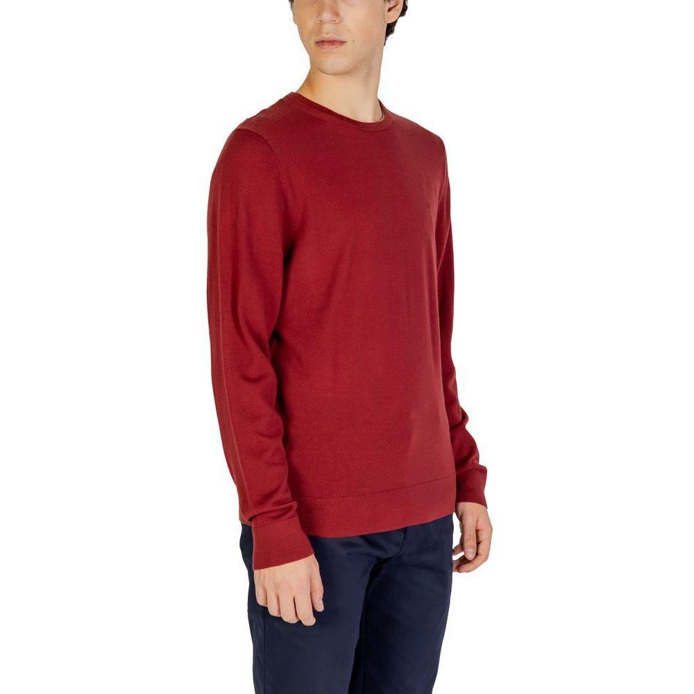 Calvin Klein Bordeaux Recycled Wool T-Shirt - Hilstor