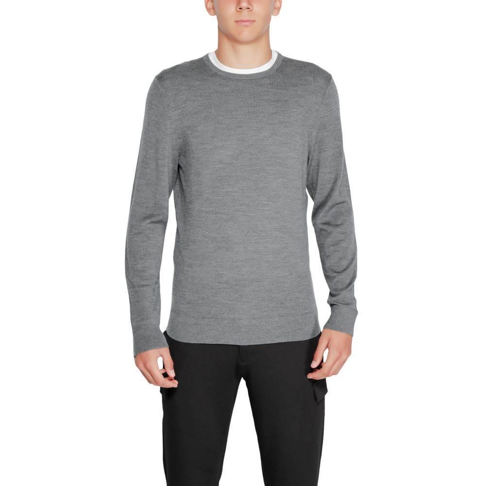 Calvin Klein Gray Recycled Wool T-Shirt - Hilstor