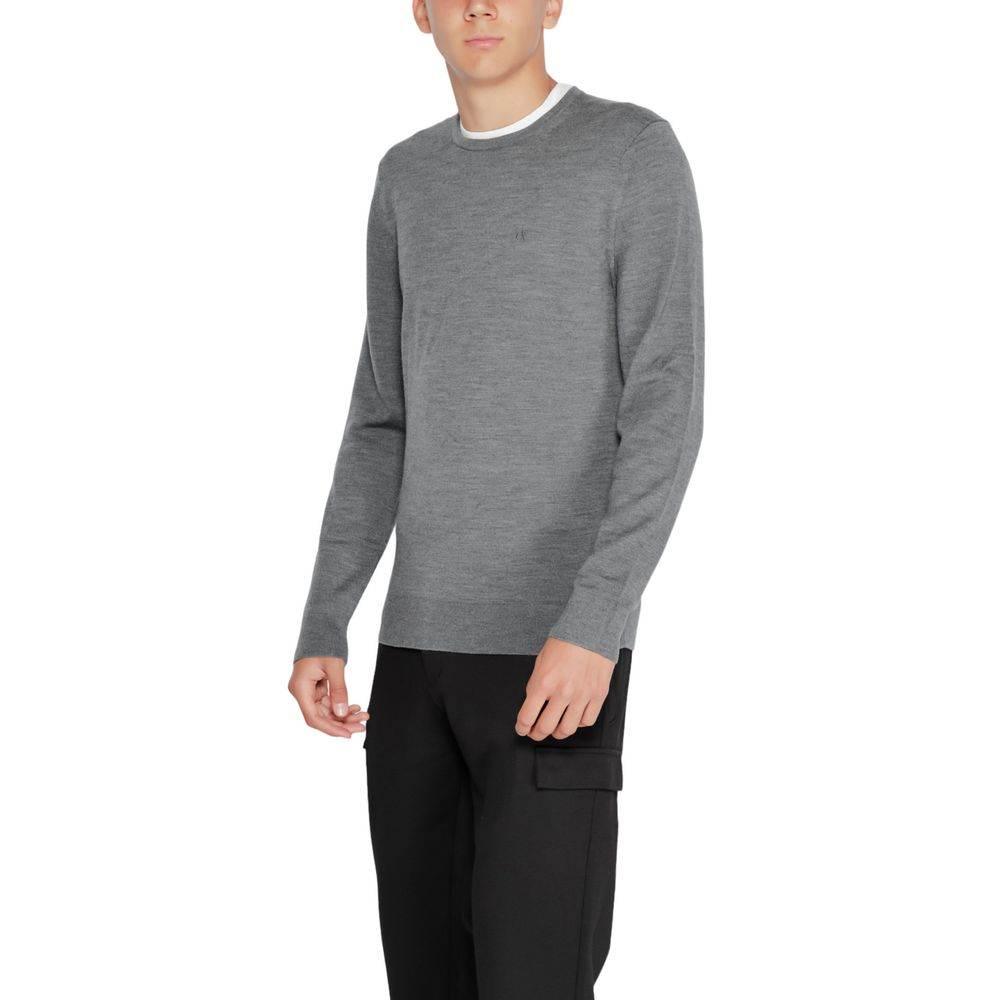 Calvin Klein Gray Recycled Wool T-Shirt - Hilstor