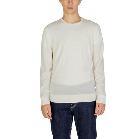 Calvin Klein Cream Recycled Wool T-Shirt - Hilstor