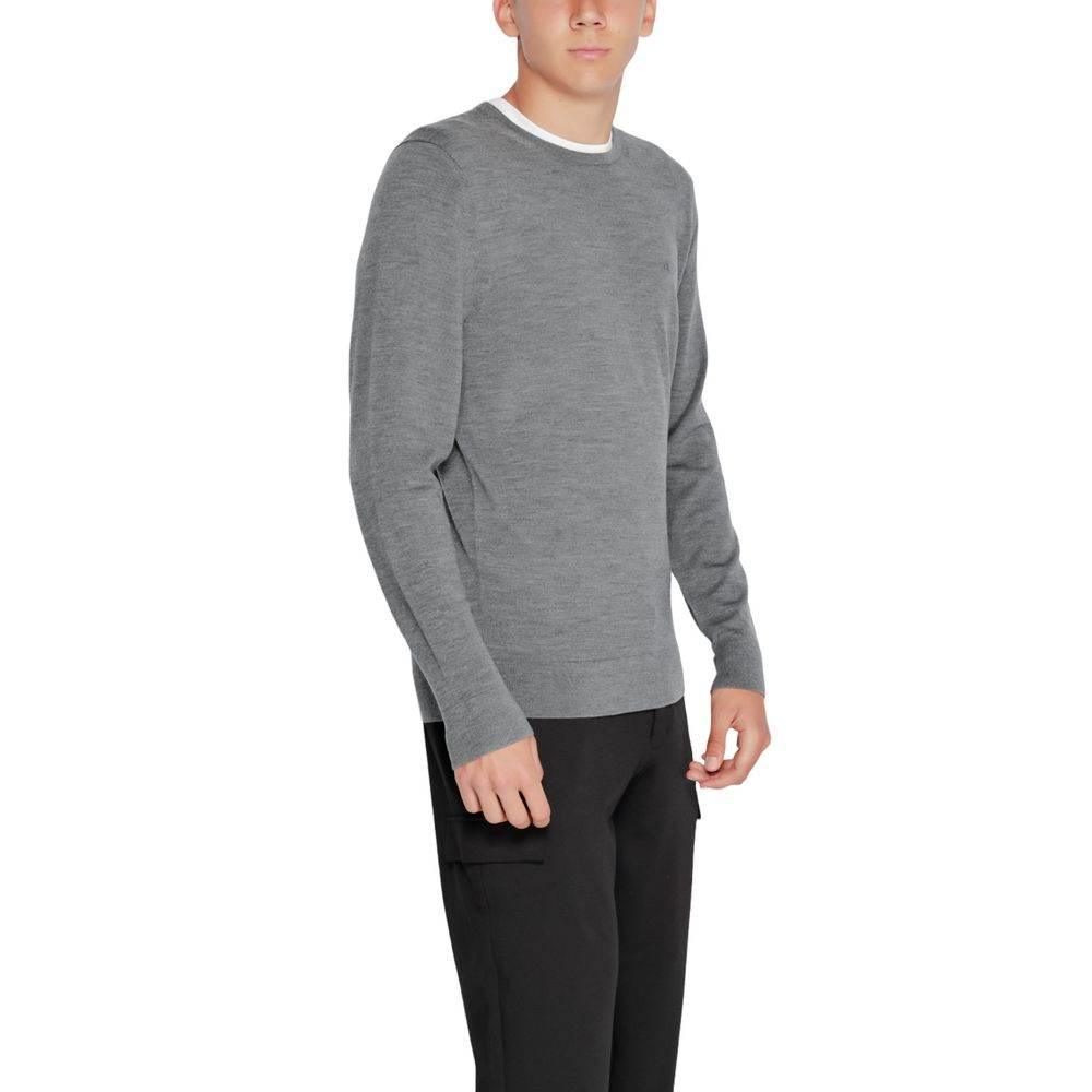 Calvin Klein Gray Recycled Wool T-Shirt - Hilstor