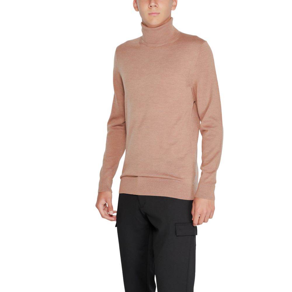 Calvin Klein Beige Wool Sweater - Hilstor