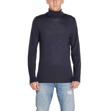 Calvin Klein Blue Wool Turtleneck - Hilstor