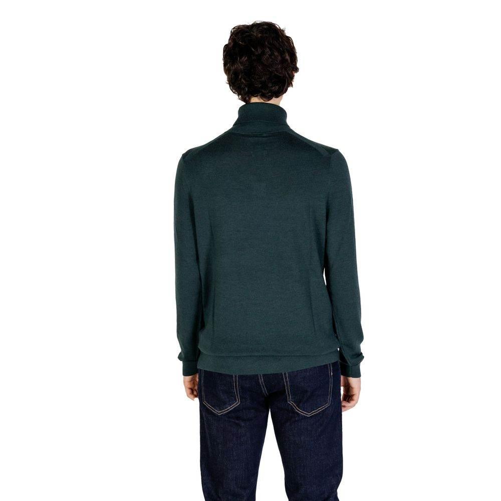 Calvin Klein Green Wool Sweater - Hilstor