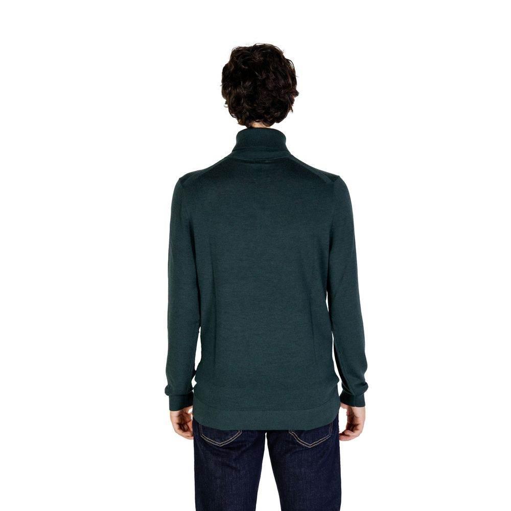 Calvin Klein Green Wool Sweater - Hilstor
