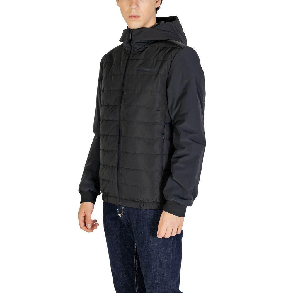 Calvin Klein Black Recycled Polyester Jackets & Coat - Hilstor