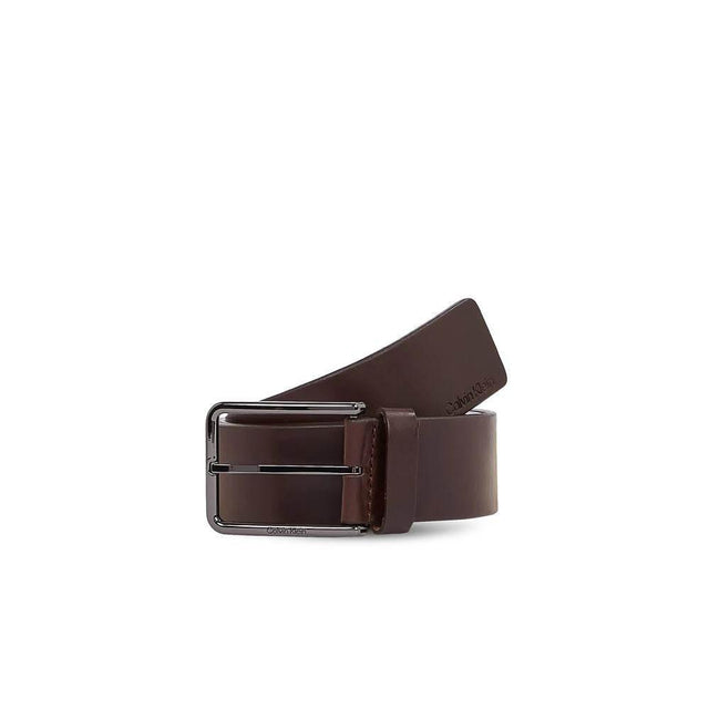 Calvin Klein Brown Leather Belt - Hilstor