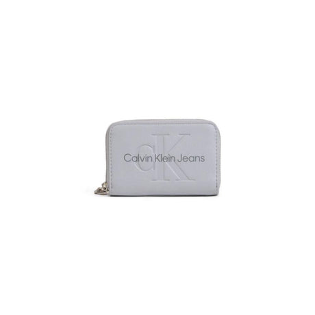 Calvin Klein Jeans Gray Polyethylene Wallet - Hilstor