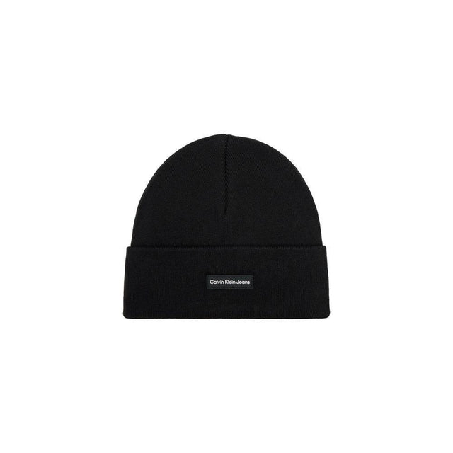 Calvin Klein Jeans Black Recycled Polyester Caps Baseball Hat - Hilstor