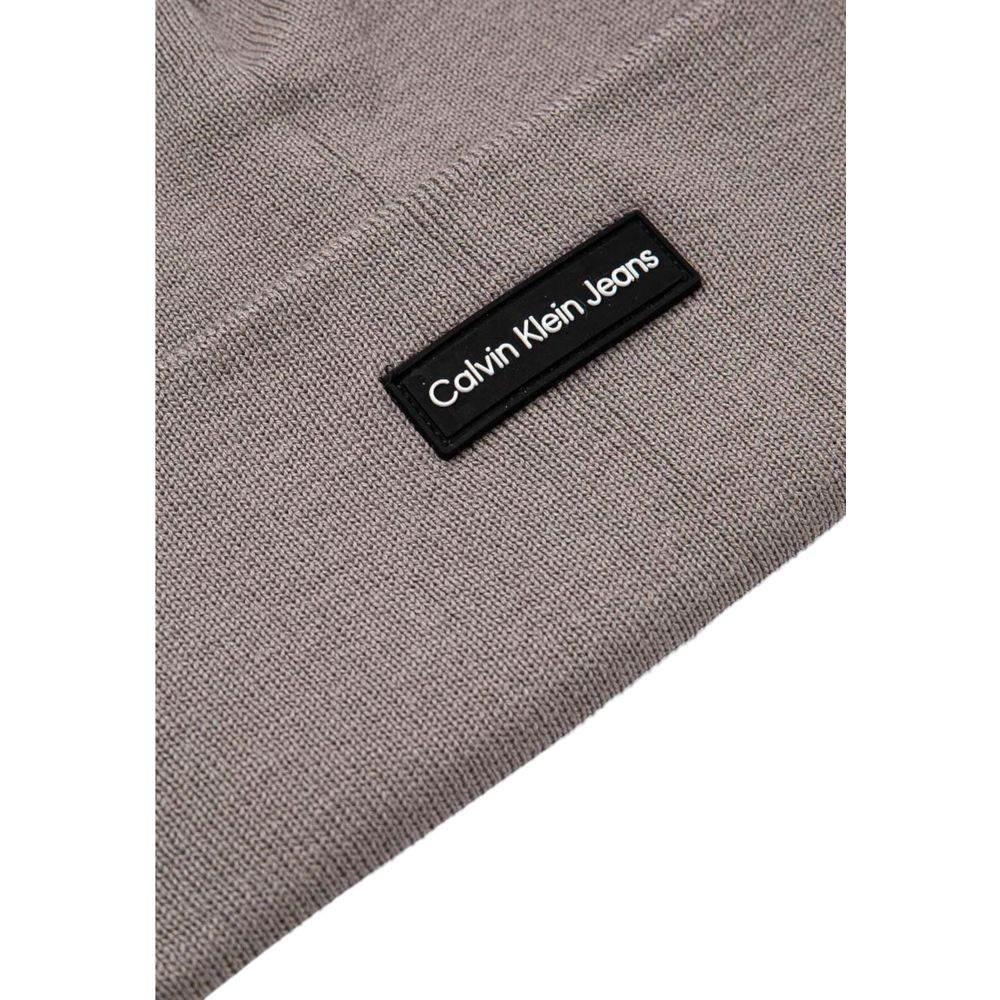 Calvin Klein Jeans Gray Recycled Polyester Caps Baseball Hat - Hilstor