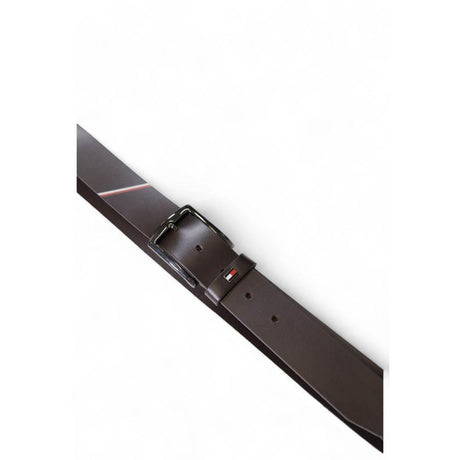 Tommy Hilfiger Brown Leather Belt - Hilstor