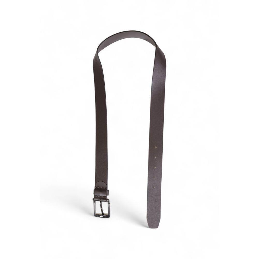 Tommy Hilfiger Brown Leather Belt - Hilstor