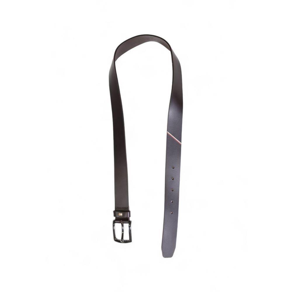 Tommy Hilfiger Brown Leather Belt - Hilstor